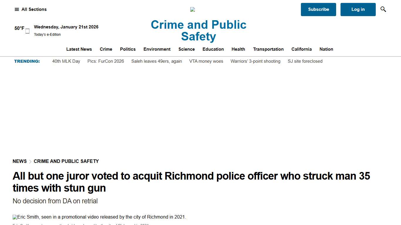 In Richmond cop's trial, 11/12 voted not guilty